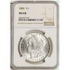 Image 1 : 1885 $1 Morgan Silver Dollar Coin NGC MS63