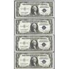 Image 1 : Lot of (4) 1935D $1 Silver Certificate Notes