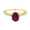 Image 2 : 14KT Yellow Gold 1.67 ctw Ruby and Diamond Ring