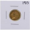 Image 1 : 1915 $2 1/2 Indian Head Quarter Eagle Gold Coin