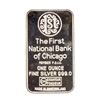 Image 2 : The First National Bank of Chicago Sears Tower 1 oz .999 Fine Silver Art Bar