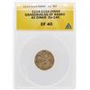 Image 1 : 1114 Gahadavalas of Kanau Dinar De-145 Gold Coin ANACS XF40