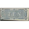 Image 2 : 1864 $10 Confederate States of America Note