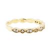 Image 1 : 14KT Yellow Gold 0.15 ctw Diamond Ring