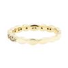 Image 3 : 14KT Yellow Gold 0.15 ctw Diamond Ring