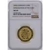 Image 1 : 2002J Germany 100 Euro Introduction of the Euro Gold Coin NGC MS69