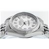 Image 5 : Rolex Ladies Stainless Steel Silver Diamond 26MM Datejust Watch