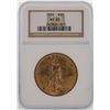 Image 1 : 1922 $20 St. Gaudens Double Eagle Gold Coin NGC MS63