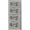 Image 1 : Uncut Sheet of (4) State of Louisiana Baby Bond Obsolete Notes