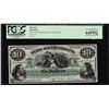 Image 1 : 1872 $10 State of South Carolina Obsolete Note PCGS Very Choice New 64PPQ