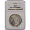 Image 1 : 1881-S $1 Morgan Silver Dollar Coin NGC MS64