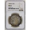 Image 1 : 1878-CC $1 Morgan Silver Dollar Coin NGC MS62