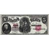 Image 1 : 1907 $5 Woodchopper Legal Tender Note