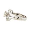 Image 3 : 14KT White Gold 1.20 ctw Diamond Ring