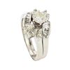 Image 4 : 14KT White Gold 1.20 ctw Diamond Ring