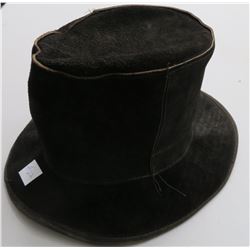 Leather Undertaker's Hat