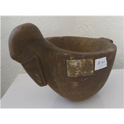 Bird Effigy Stone Bowl