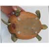 Image 9 : Wood & Brass Turtle