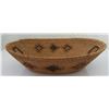 Mission Indian Polychrome Oval Basket