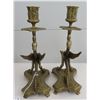Image 11 : Bronze Gargoyle Candle Holders