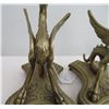 Image 4 : Bronze Gargoyle Candle Holders