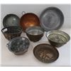 8 Copper Molds & Pots
