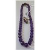 Faceted Amethyst Bead Necklace & Ring
