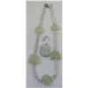 White Chinese Jade Necklace & Pendant