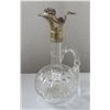 Image 1 : Handblown Crystal Claret w/Silver Plate