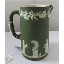 Wedgwood Cream & Dark Green Pitcher