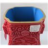 Image 2 : Chinese Red Cinnabar Vase