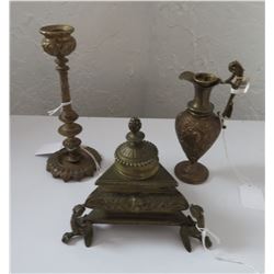 3 Antique Bronze Pieces