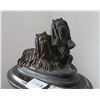 Image 10 : Bronze Yorkie Dog Sculptures on Base