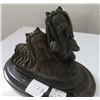 Image 2 : Bronze Yorkie Dog Sculptures on Base