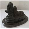 Image 5 : Bronze Yorkie Dog Sculptures on Base