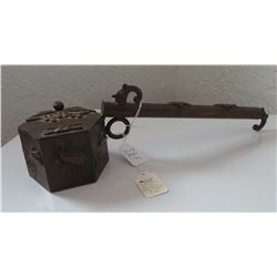 Japanese Bronze Traveling Writer's Case