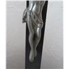 Image 6 : Antique Metal Religious Crucifix on Stand