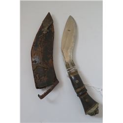 Antique Kukri Knife w/Sheath