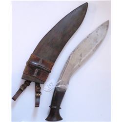 Antique Kukri Knife w/Scabbard