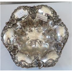 Silverplate Bowl w/Dogwood Blossom
