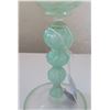 Image 11 : Venetian Glass Goblet & Rare Crystal Compote