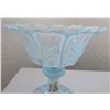 Image 5 : Venetian Glass Goblet & Rare Crystal Compote