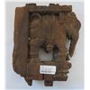 17th Century Indian Carved Wood Elephant