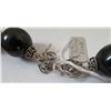 Image 5 : Sterling Silver & Onyx Stone Bead Necklace