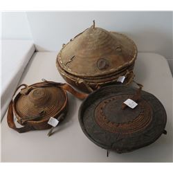 3 Antique African Containers