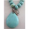 Image 2 : Turquoise Stone Bead Necklace