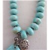 Image 3 : Turquoise Stone Bead Necklace