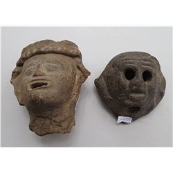 2 Heavy Pre-Columbian Sculptures