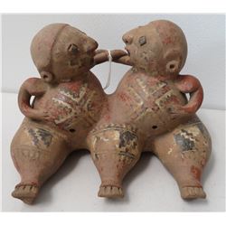 Conjoined Clay Figure