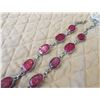 Image 10 : Raw Faceted Ruby Necklace